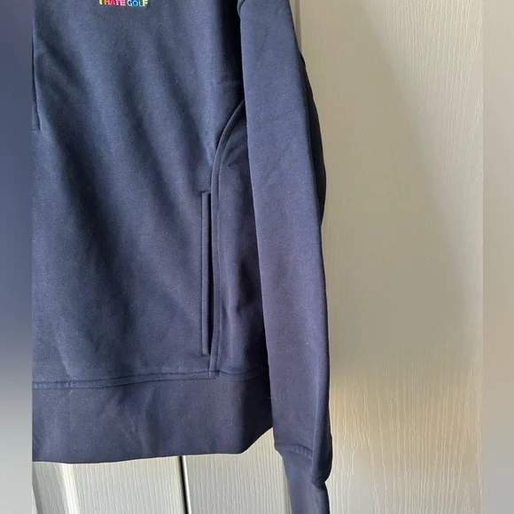 Gfore I Hate French Terry Quarter Zip Golf Pullover Twilight - SP24 Women
